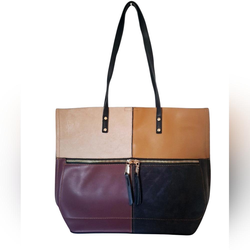 Mellow World "Selene" Colorblock Tote Purse